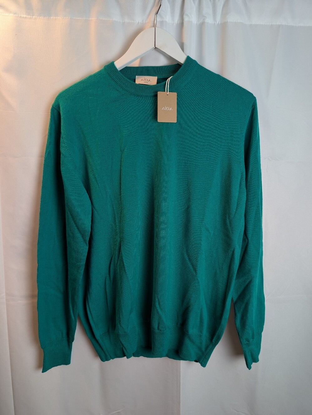 Teal Crewneck Sweater - Men's